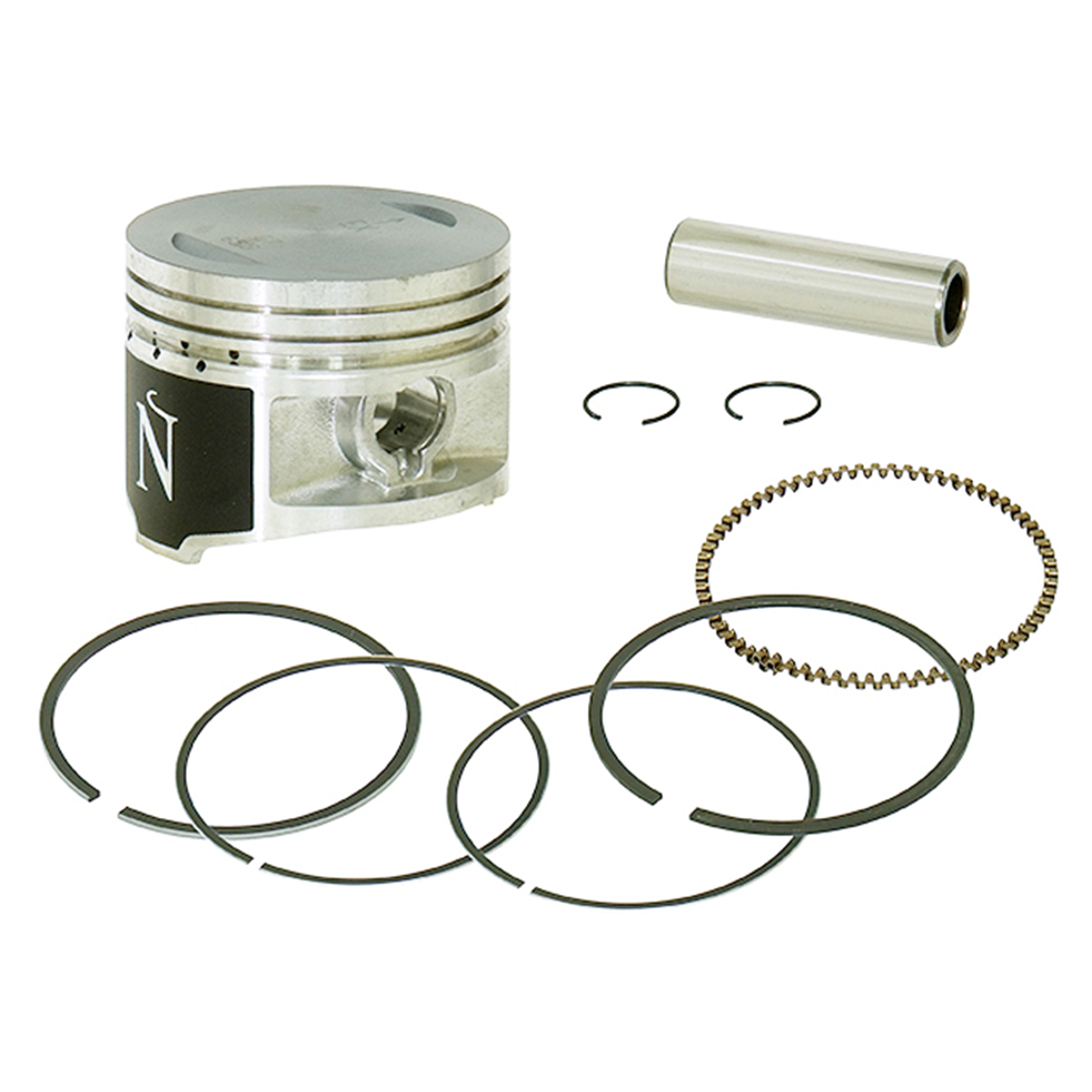 NAMURA NX-10200-8 Piston Kit for Honda, 2.656-Inch Piston