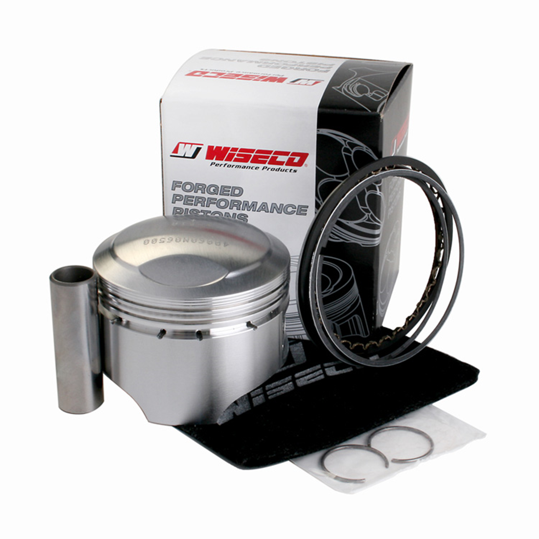 WiseCo 40060M06550 High-Performance Piston for Honda CB/CL350 (1968-1973) with 10.5:1 Compression Ratio