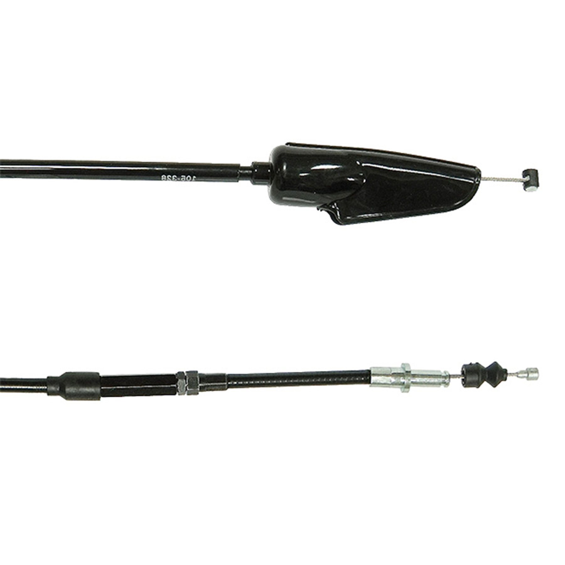 Bronco Clutch Cable - Black Vinyl, Part Number 105-328