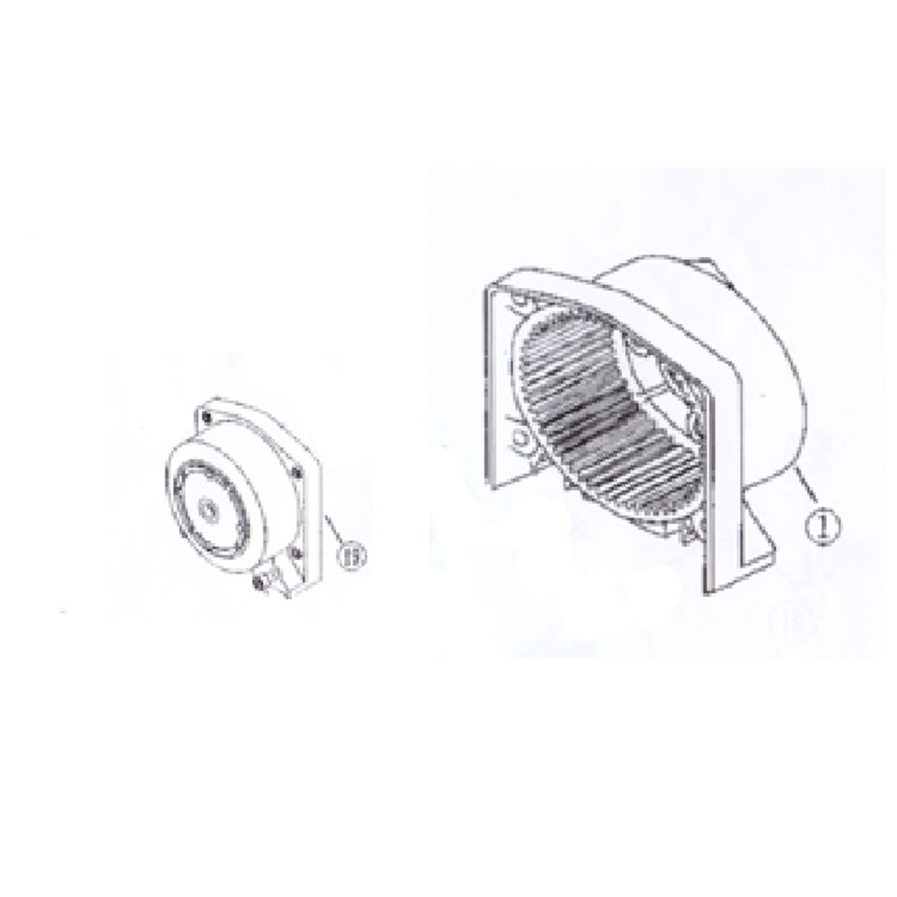 Bronco AC-12003J End Housing and Clutch Assembly for 3000 lb Winch