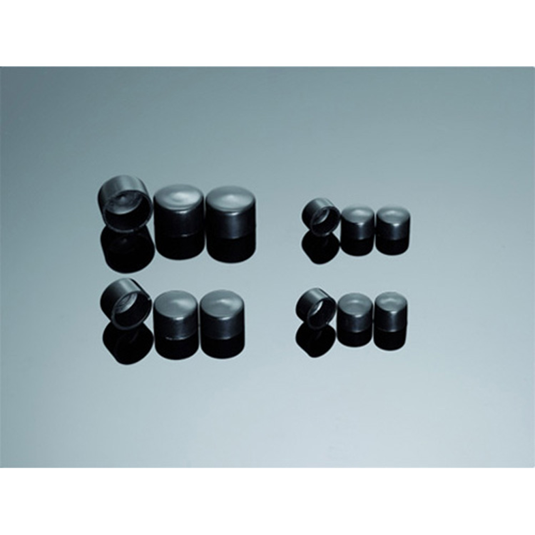 Highway Hawk Black Cover Hex Bolt M8 - 12mm Width for Motorcycle Maintenance