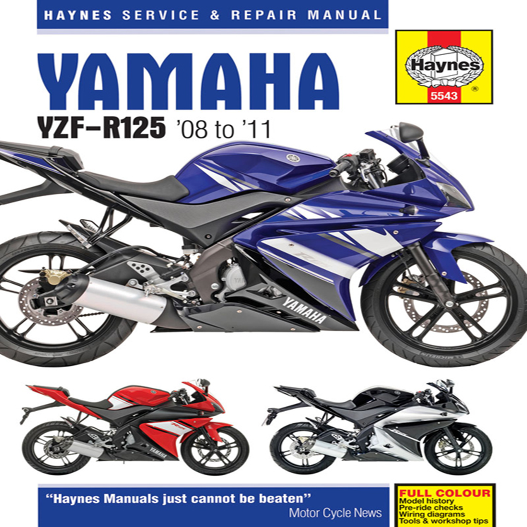 Haynes Yamaha Repair Manual M5543 for Yamaha Motorcycles and ATVs