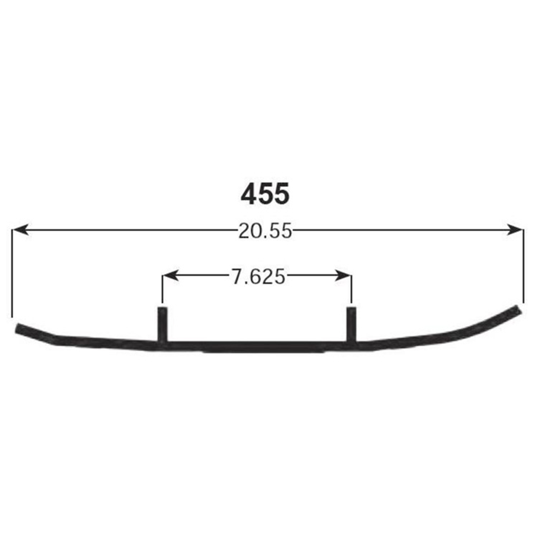 SPI Defender Hardweld Runners for Ski-Doo – Part Number WB-000-455