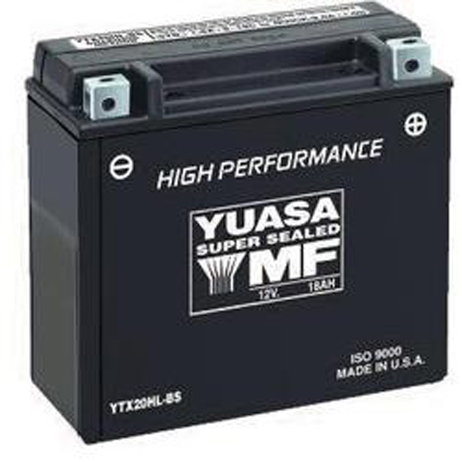 YUASA GYZ20L Factory Activated Maintenance-Free Motorcycle Battery
