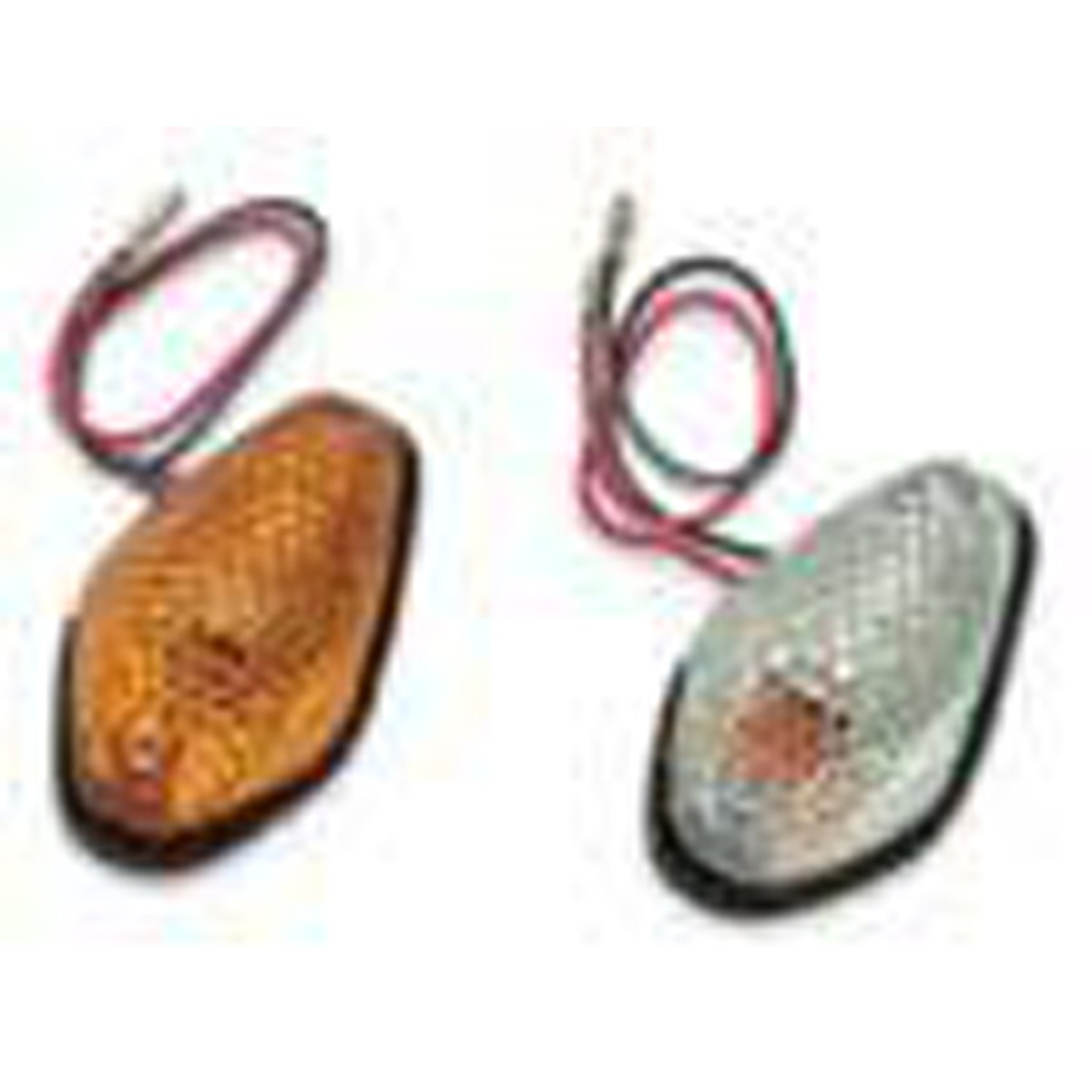 K&S 25-8900 LED Marker Lights, Tear Drop Amber with 5 LEDs