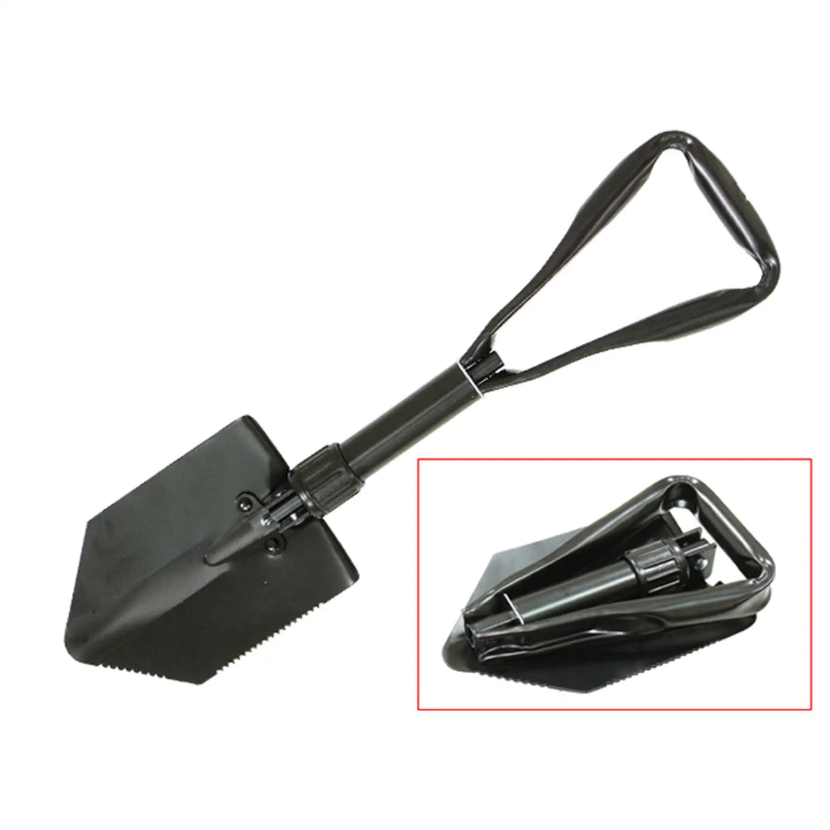 SPI Double Folding Shovel (Part Number UP-12292) for Durable and Compact Digging by SPI