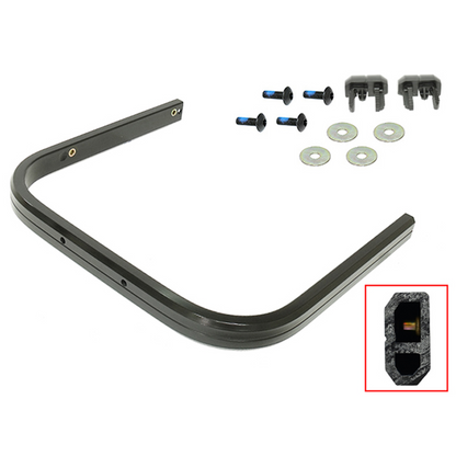 SPI SC-12546BK Heavy-Duty Rear Bumper