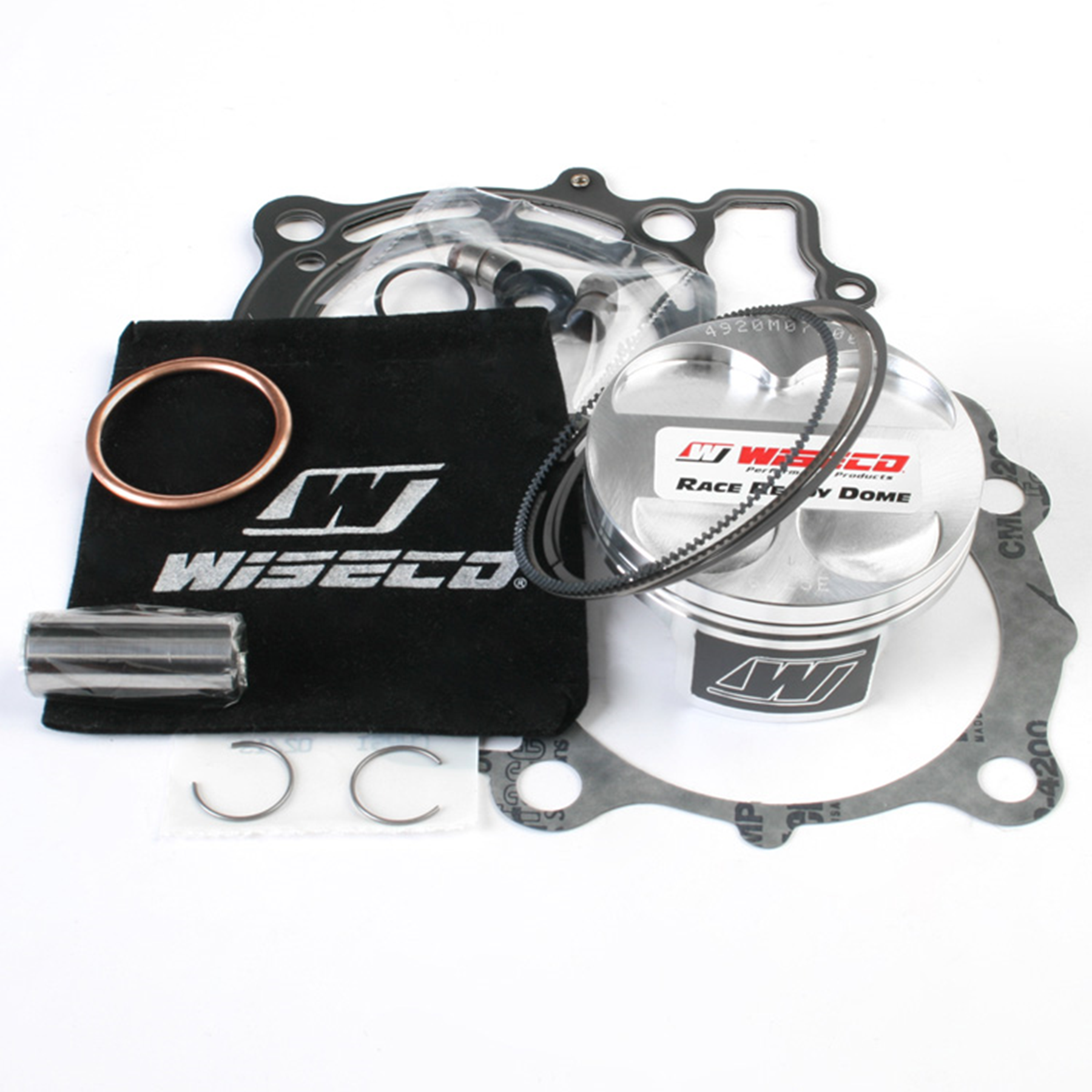 WiseCo Kawasaki KX250F Piston Kit Part PK1598 – 77mm for 2007-2008 Models