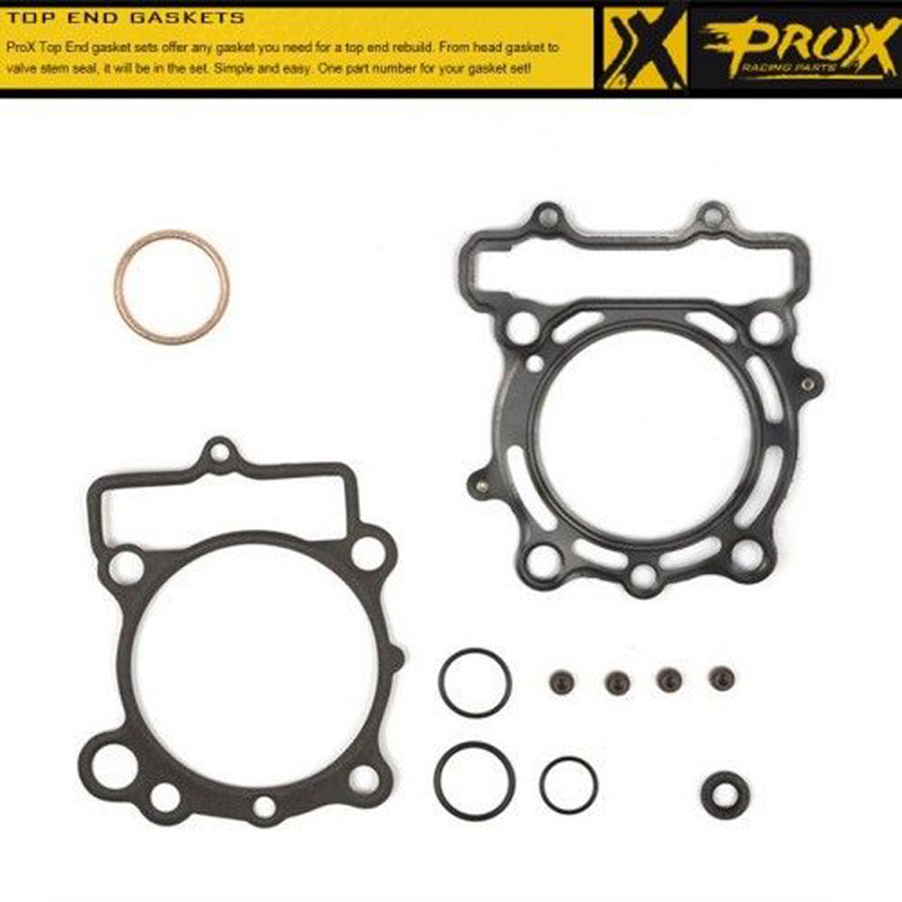 PROX Top End Gasket Set for KTM 450SX ATV (2009-2010) - Part Number 35.6429