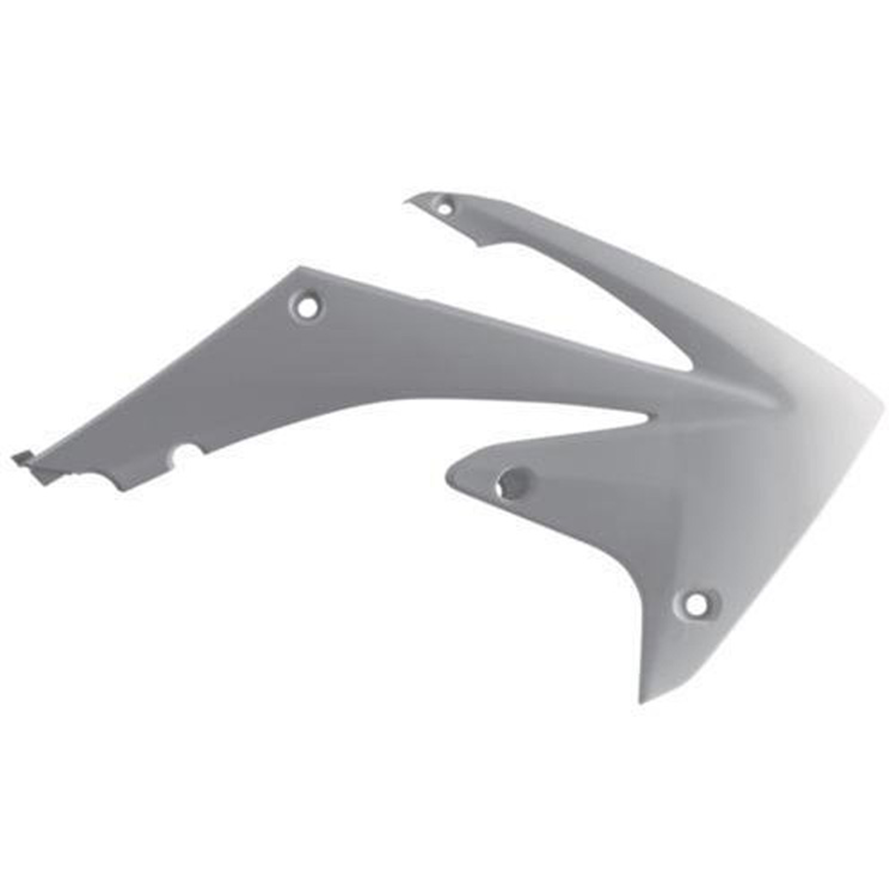Polisport Radiator Scoops for KTM, White/Orange - Part Number 8416700004