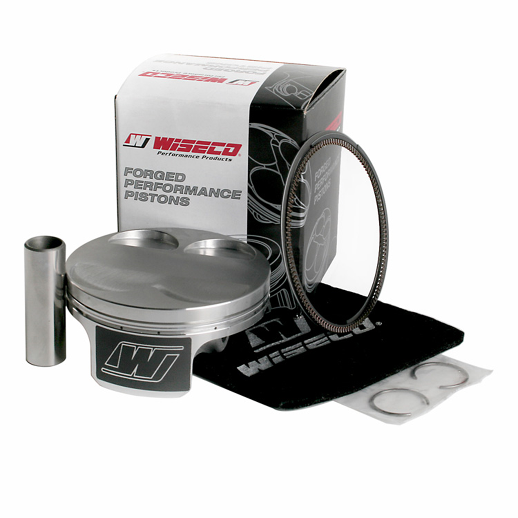 WiseCo KAW 2007-2009 KX250F 4V Flat Top 13.5:1 Compression Piston (Part #4920M07700)