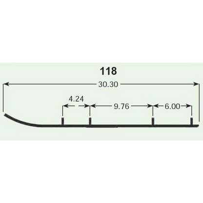 SPI Defender Hardweld Runners for Arctic Cat – Part Number WB-000-118