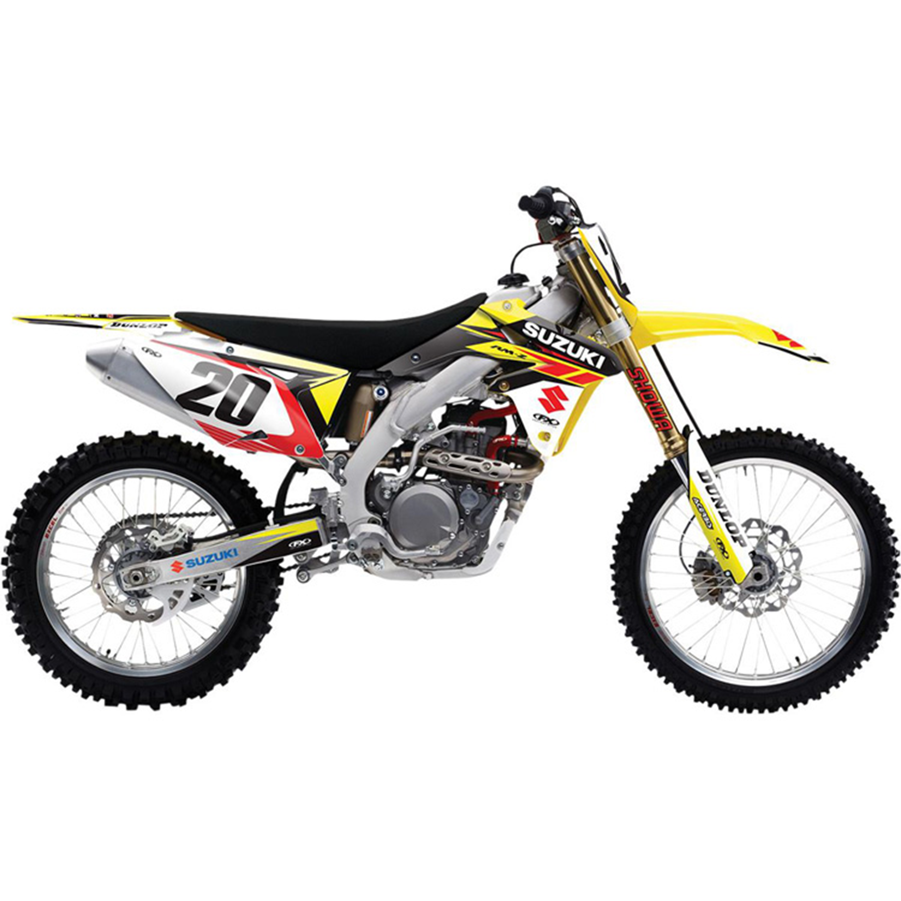 Factory Effex FX 2016 Evo Suzuki Shroud and Airbox Graphic Kit (Part Number 19-01424)