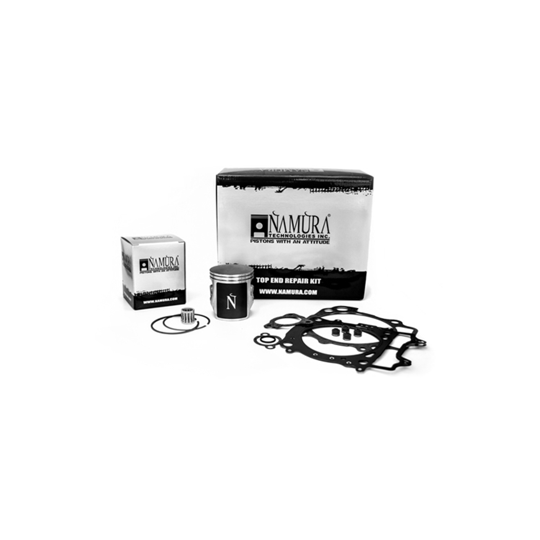 NAMURA NA-20005-2K Top End Rebuild Kit for Arctic Cat, Kawasaki and Kymco, 0.020-Inch Oversize