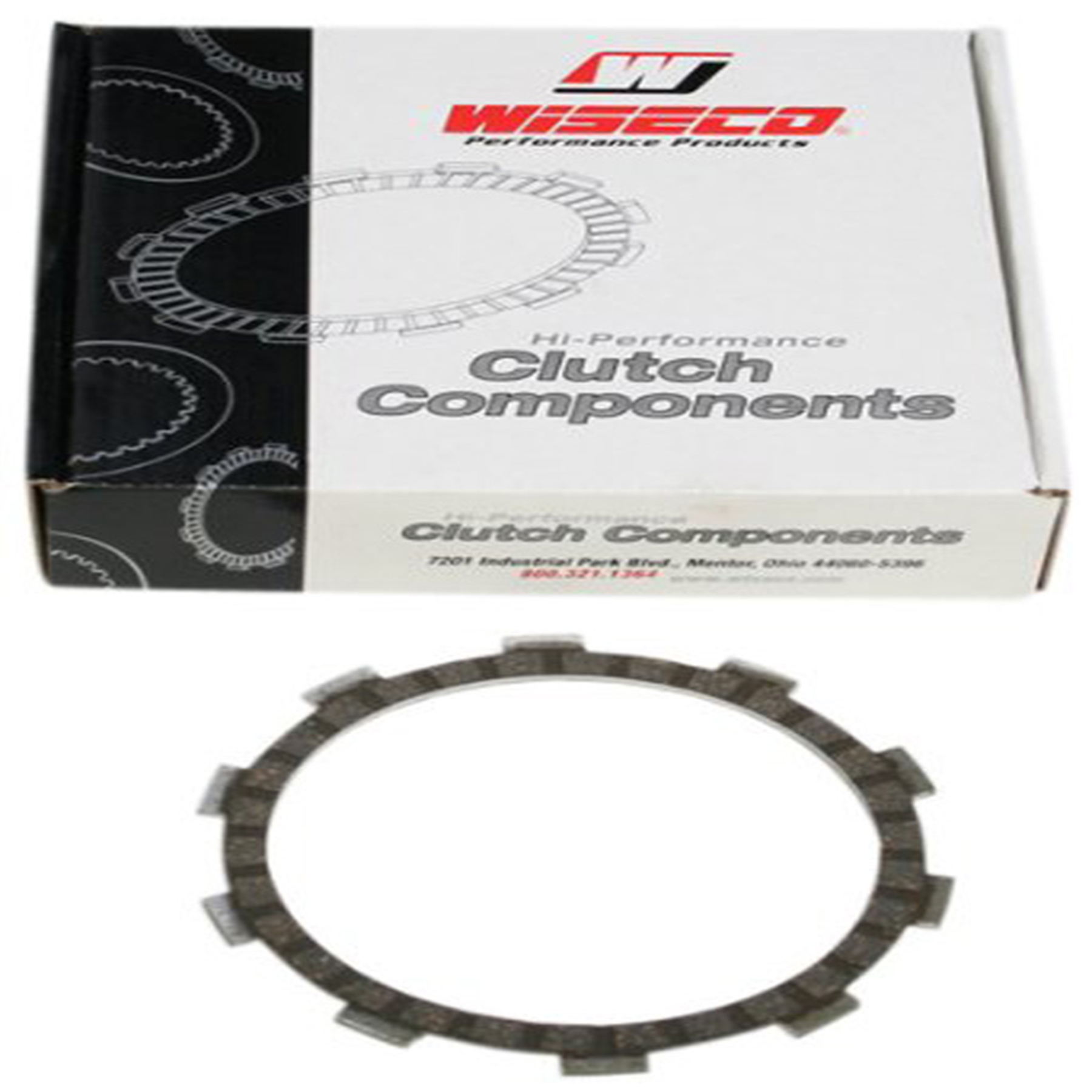 Wiseco WPPF077 Clutch Plate Kit – 6 Fiber Clutch Replacement