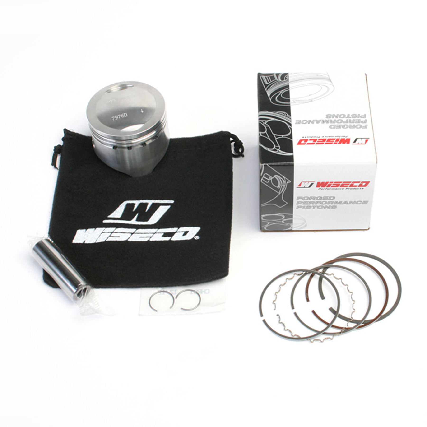WiseCo 40059M05900 10:1 Compression Ratio Piston for 1974-78 Honda CB550