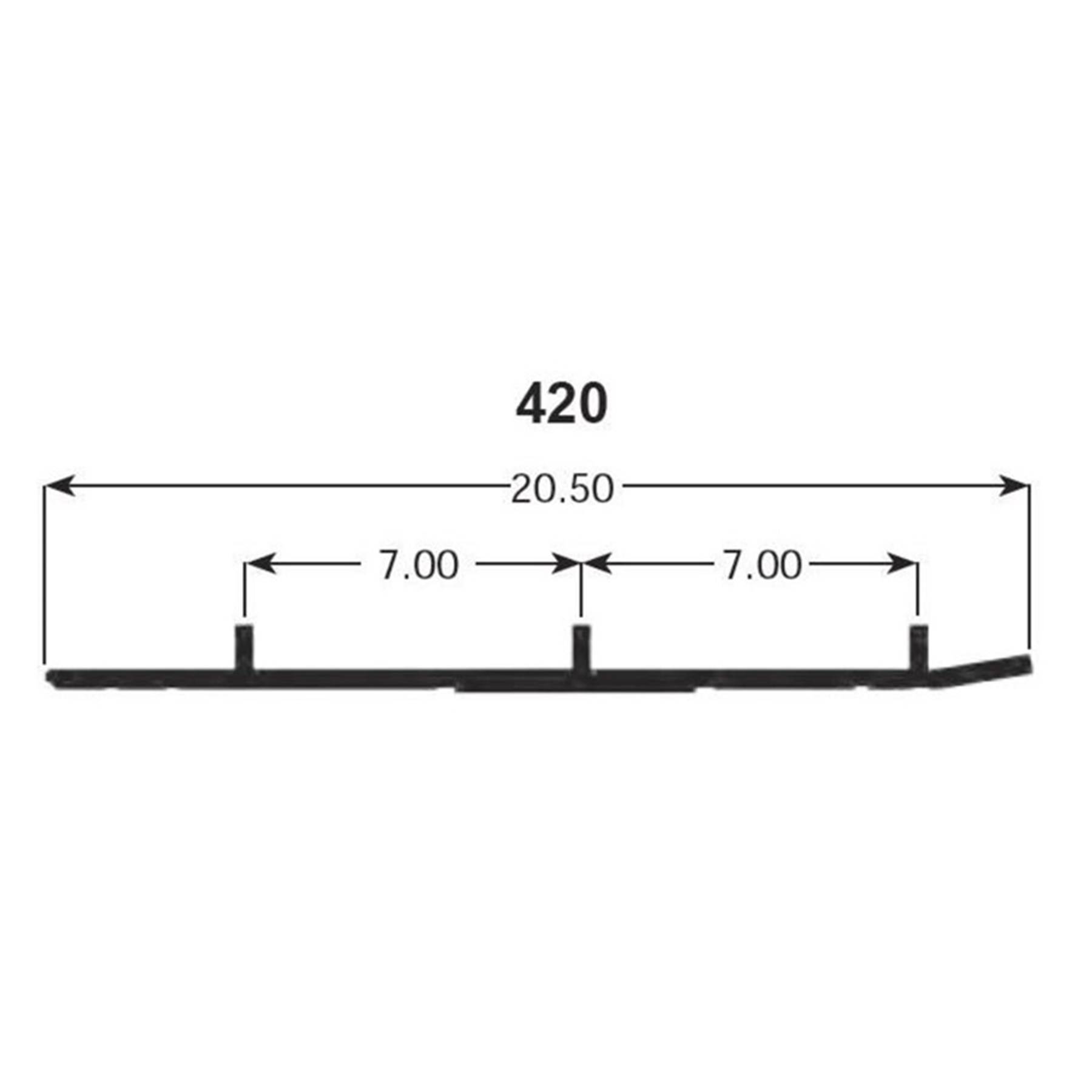 SPI Defender Hardweld Runners for Ski-Doo - Part Number WB-000-420