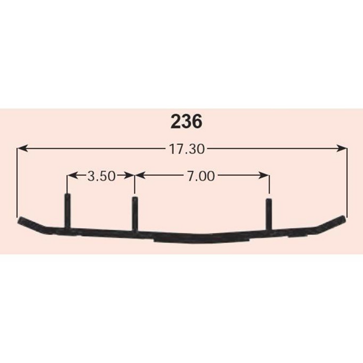 SPI Defender Hardweld Runners for Polaris, WB-000-236
