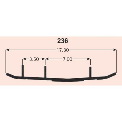 SPI Defender Hardweld Runners for Polaris, WB-000-236