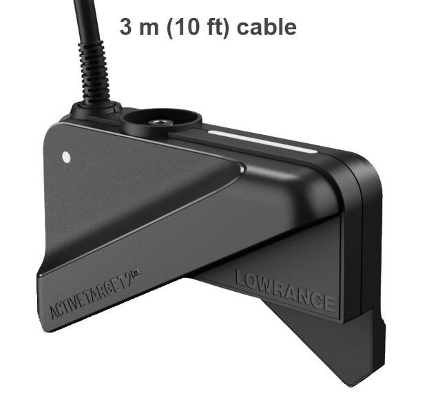 Lowrance ActiveTarget 2 XL Transducer with 10ft Cable - Model 000-16490-001