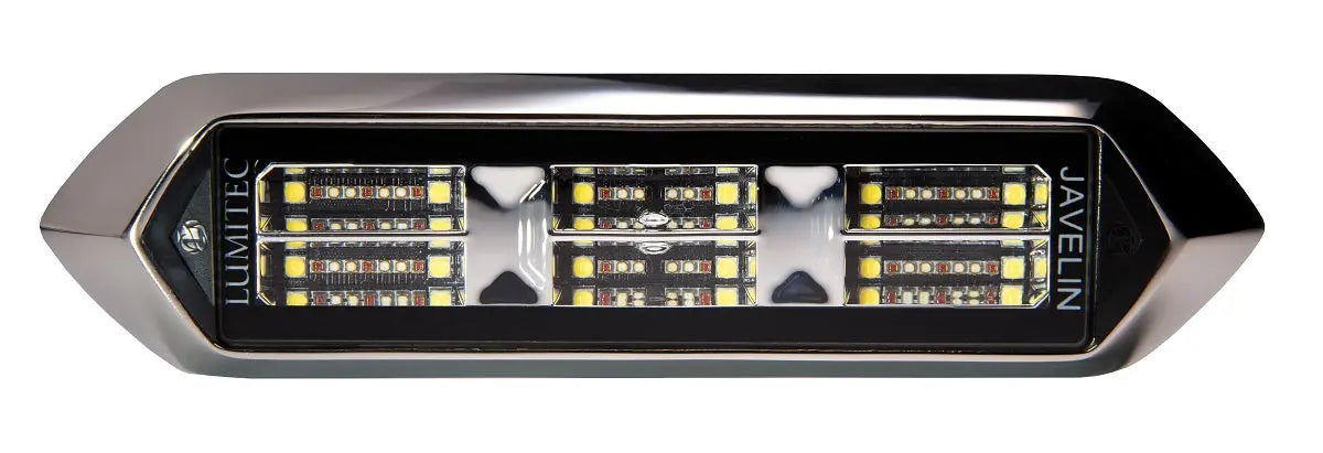 Lumitec Javelin 600X Spectrum RGBW LED Surface Mount Polished Housing 12/24v