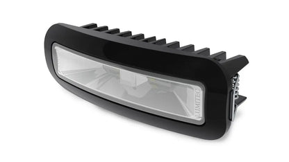 Lumitec Capri3 Flood Light White/Red LEDfts Dimmable Flush Mount Black 12/24v