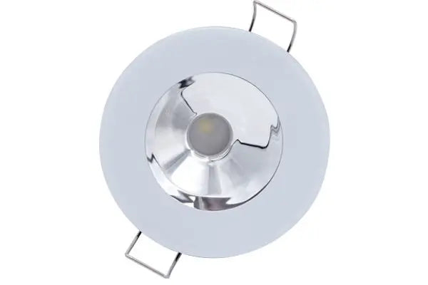 Lumitec Illusion Down Light White LED Non-Dimming White Mirror Reflector 10-30v