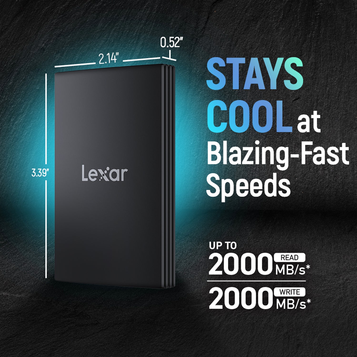 LEXAR Armor 700 4TB SSD - Rugged USB 3.2 Gen 2x2 External Drive with IP66 Water and Dust Resistance