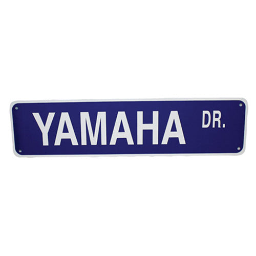 VOSS SIGNS Yamaha Drive Aluminum Street Sign 6" x 24" - Durable Outdoor Traffic Sign