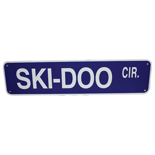 VOSS SIGNS Ski Doo Aluminum Street Sign 6 x 24 inches - Durable Road Sign for Traffic and Parking