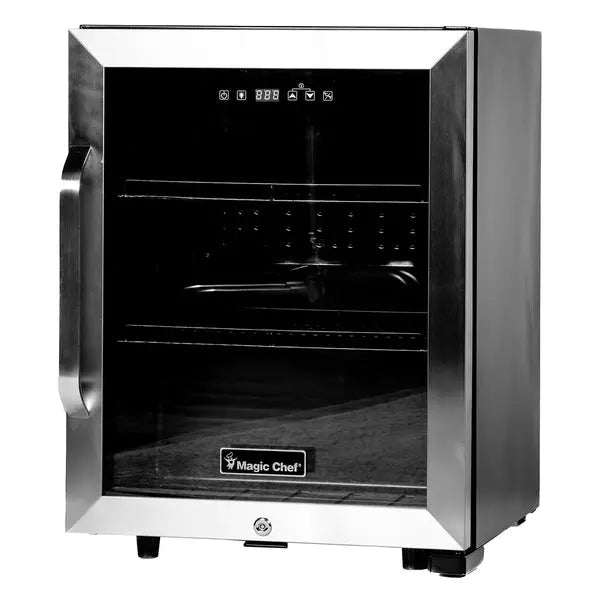 Magic Chef MCCM21ST 2.1 Cu. Ft. Stainless Steel Beverage Cooler with Digital Temperature Control