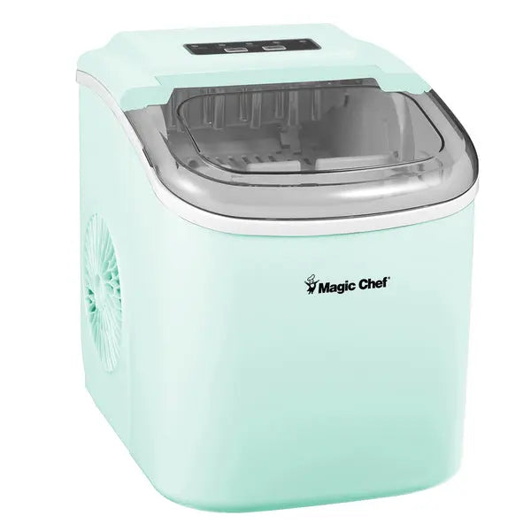Magic Chef MCIM27M 27-Pound Countertop Ice Maker with Fast Ice Production and Dual Size Options