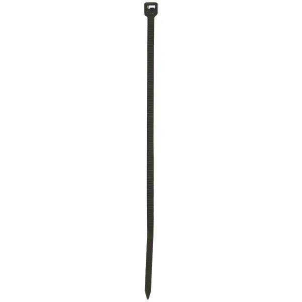 Install Bay BCT4 4-Inch Black Cable Ties with 18 lb. Tensile Strength, Pack of 100