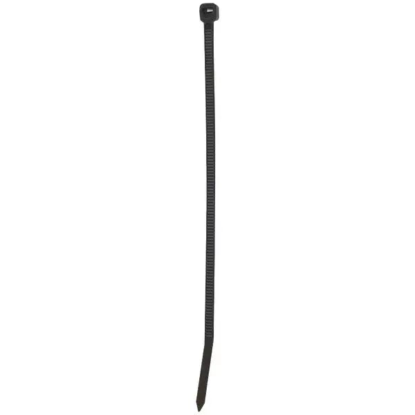 INSTALL BAY BCT6 6-Inch Black Cable Ties with 40 lb. Tensile Strength, Pack of 100