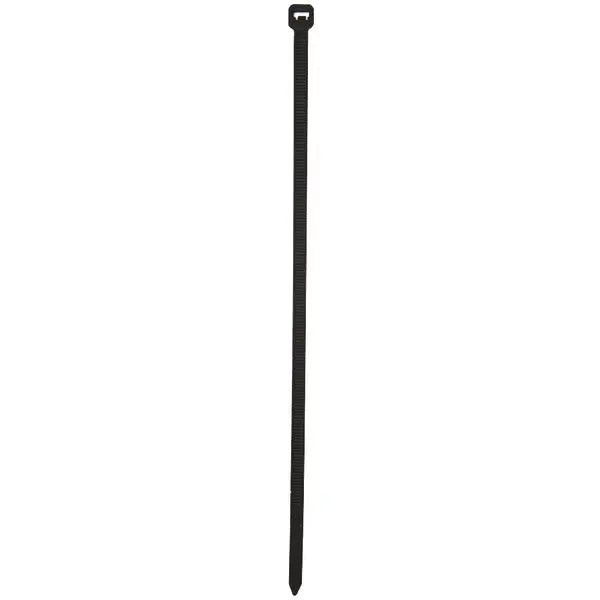 INSTALL BAY BCT7 7-Inch Black Cable Ties with 50 lb Tensile Strength