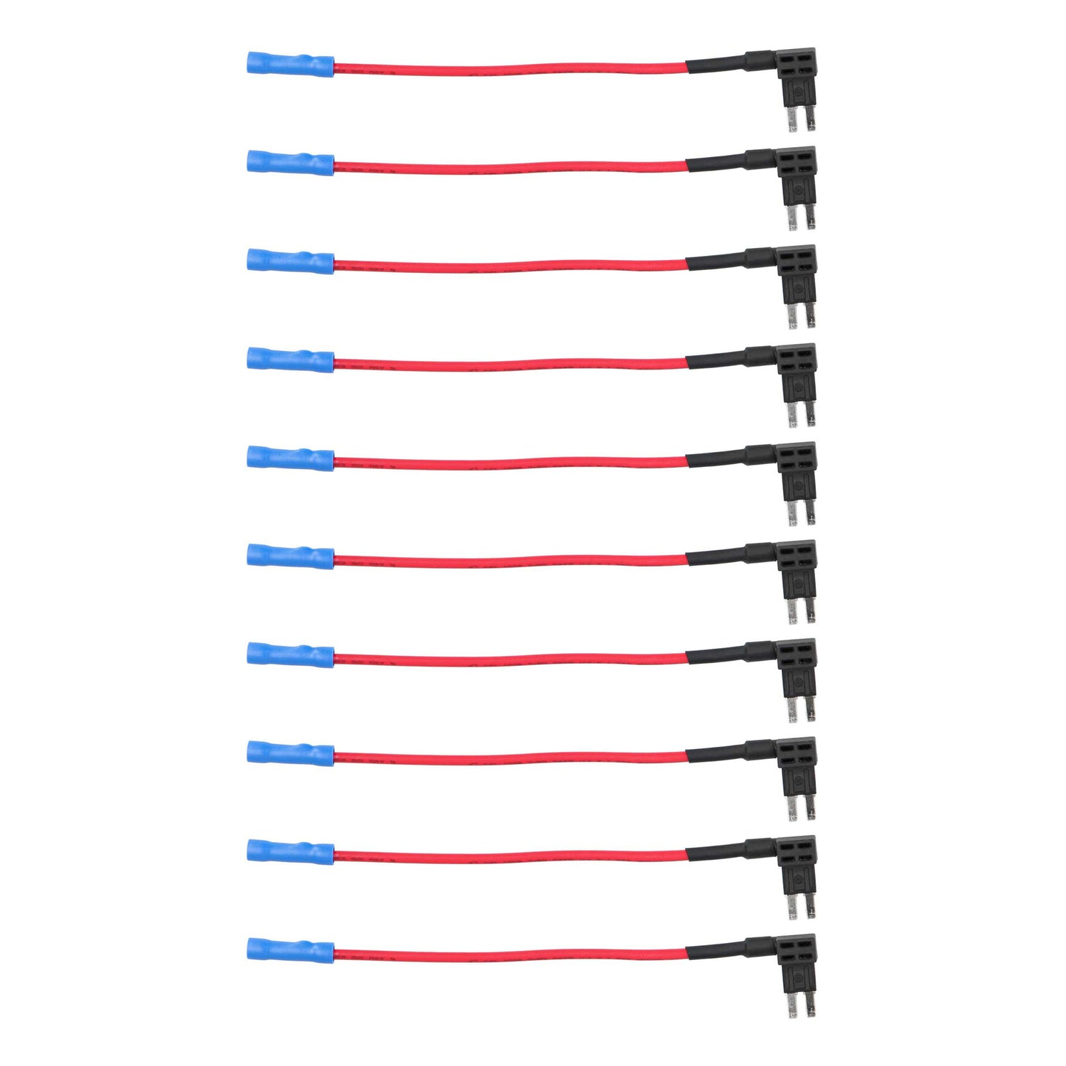 INSTALL BAY ATRDT-R 10-Pack Micro2 Fuse Tap for Vehicle Electrical Systems