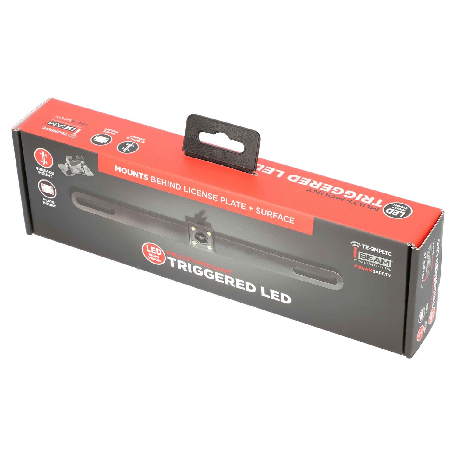 IBEAM Vehicle Safety Systems TE-2MPLTC LED Backup Camera with Mounting Options and Active Parking Lines