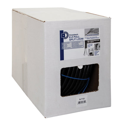 INSTALL BAY(R) MECSLT12 100 Feet 1/2 Inch Diameter Split Loom Cable Sleeve