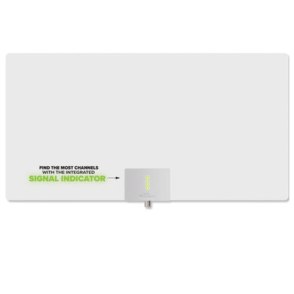Mohu Leaf Supreme PRO Indoor HDTV Antenna with Amplification, MH-110160BB