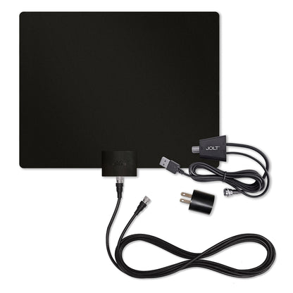 Mohu Leaf 50 Amplified Indoor HDTV Antenna with Jolt USB Amplifier, 60-Mile Range, MH-110584BB