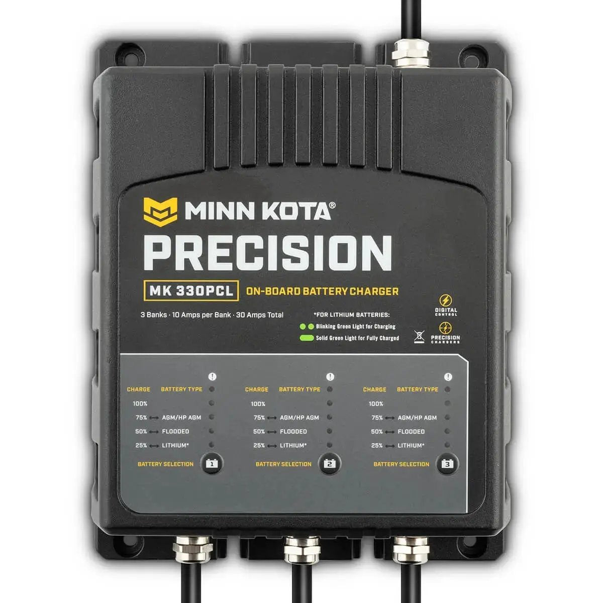 Minn Kota MK330PCL Precision Charger 3 Bank 10 Amps by Minn Kota