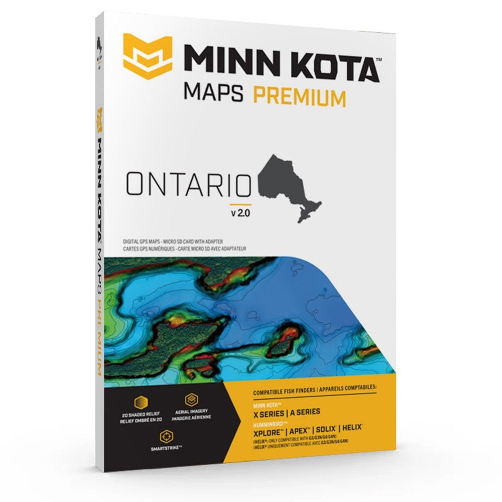 Minn Kota VX Premium Ontario V2 Map Card 602020-2