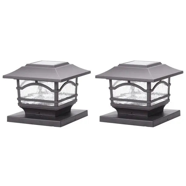 2 DECK LIGHT DRK BRNZ
