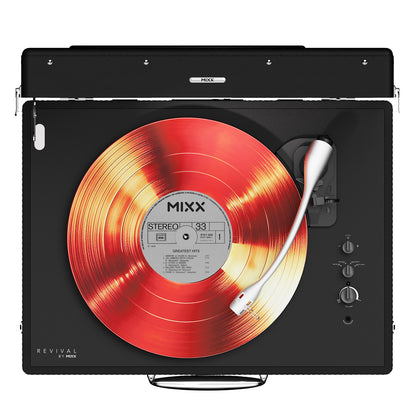 MIXX REVIV 65 Portable Bluetooth Turntable, USRP-65-BK-051