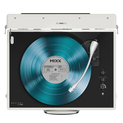 MIXX REVIV 65 Vinyl Record Player with Bluetooth, AT3600L Cartridge and Built-In Speakers, USRP-65-CM-053