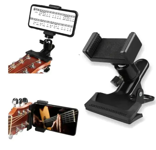 Phone Guitar Clip Stand Atticus Goods