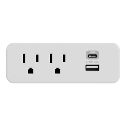 STANLEY PLUGMAX 2-Outlet USB-C and USB-A Wall Charger, Part 30422