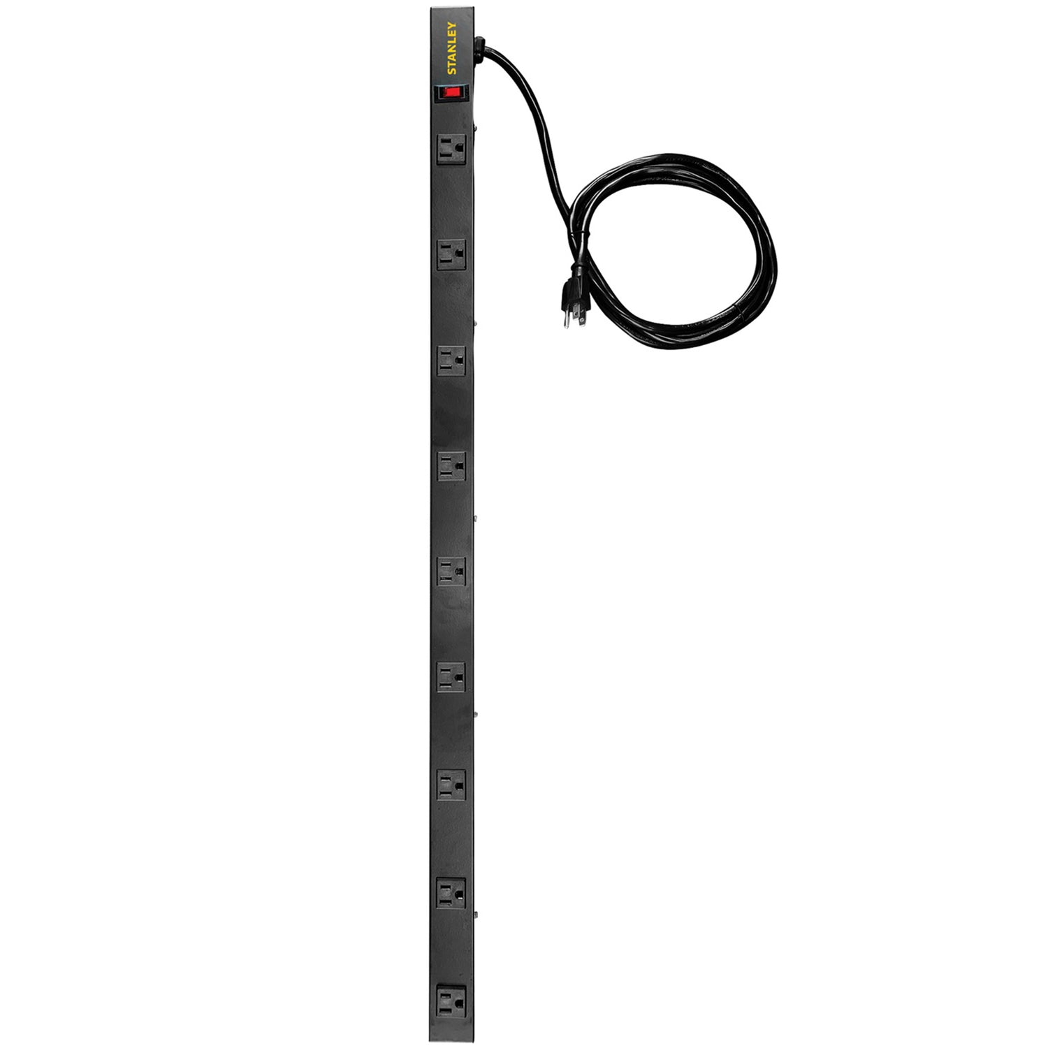 STANLEY 31610 SurgeMax Pro 6-Foot 9-Outlet Surge Protector Power Strip, Black