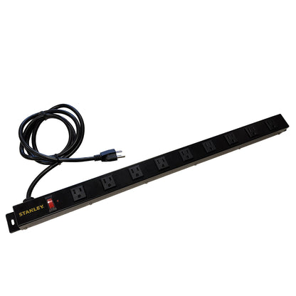 STANLEY 31610 SurgeMax Pro 6-Foot 9-Outlet Surge Protector Power Strip, Black
