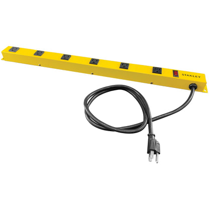 STANLEY 31613 ShopMAX Pro Six-Outlet Surge Protector Power Strip with Grounded Outlets